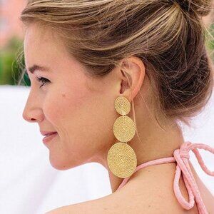 Lisi Lerch Gold Greta - Metal Earrings - Never Worn, Sold Out